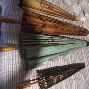 Vintage Japanese parasols